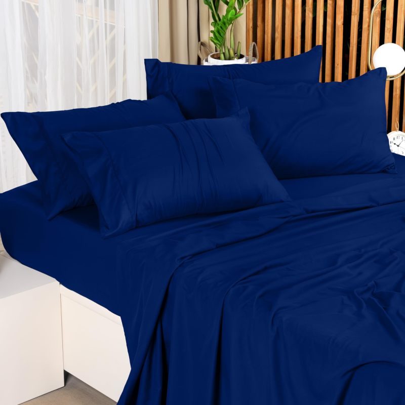 Queen Bed Sheets Set - 4 Piece Bedding - Brushed Microfiber - Shrinkage and Fade Resistant - Easy Care (Queen, Grey)
