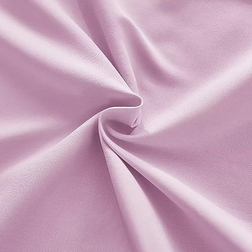 1    Baby Blue Full Size Bed Sheet Sets-Deep Pocket Fitted Sheet & Pillowcase Sets-4 Piece Soft Cooling Microfiber Bedsheets for Double Bed