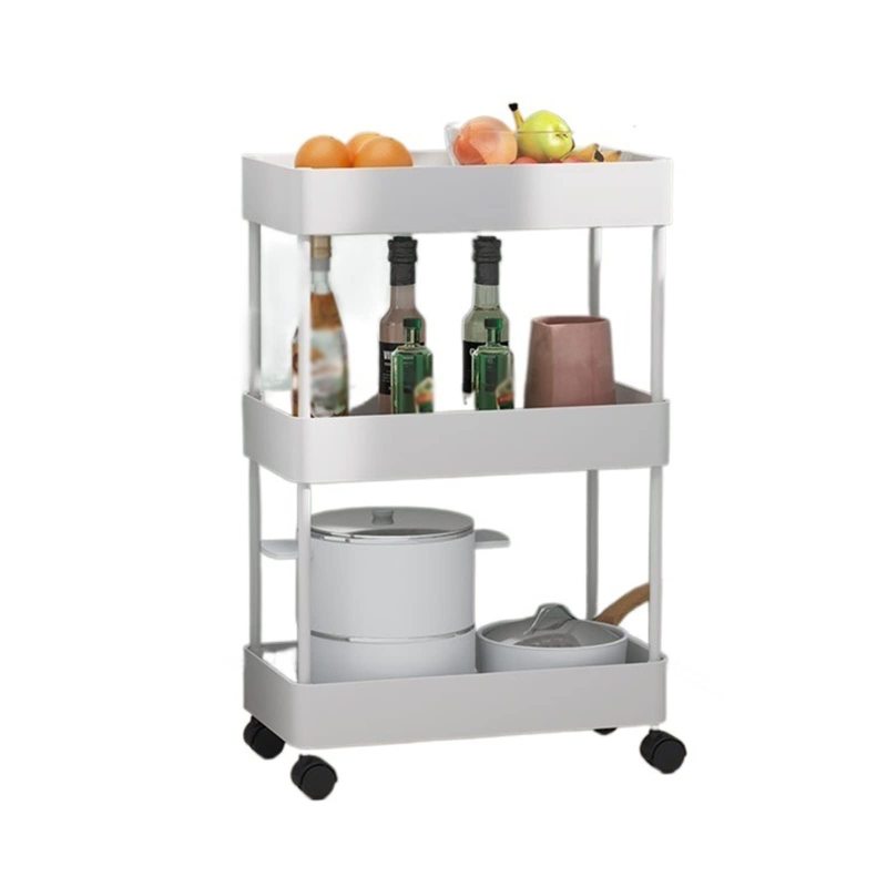 改Kitchen Storage Kitchen Rack Floor-to-Ceiling Multi-Layer Removable Gap Storage Rack Daily Household Space-Saving Storage Rack Closet Shelves Organizer(B-40.5x13.5x87cm)
