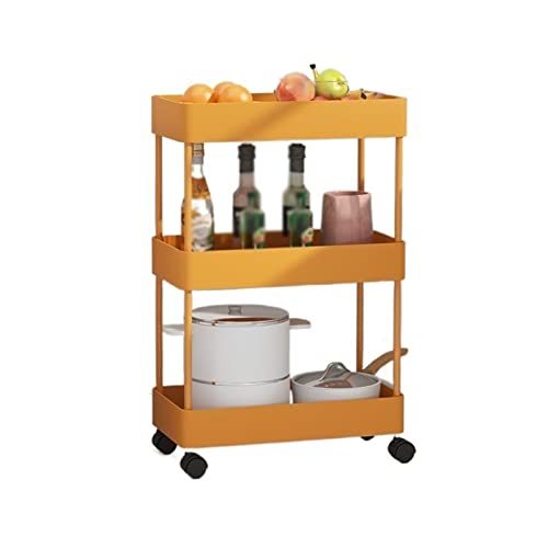 Kitchen Storage Kitchen Rack Floor-to-Ceiling Multi-Layer Removable Gap Storage Rack Daily Household Space-Saving Storage Rack Closet Shelves