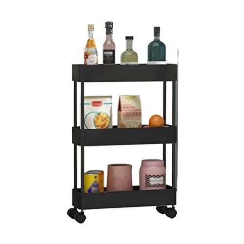 Kitchen Storage Kitchen Rack Floor-to-Ceiling Multi-Layer Removable Gap Storage Rack Daily Household Space-Saving Storage Rack Closet Shelves