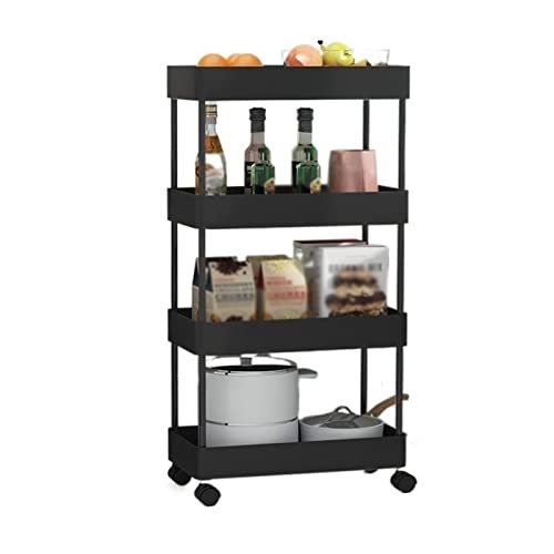 Kitchen Storage Kitchen Rack Floor-to-Ceiling Multi-Layer Removable Gap Storage Rack Daily Household Space-Saving Storage Rack Closet Shelves