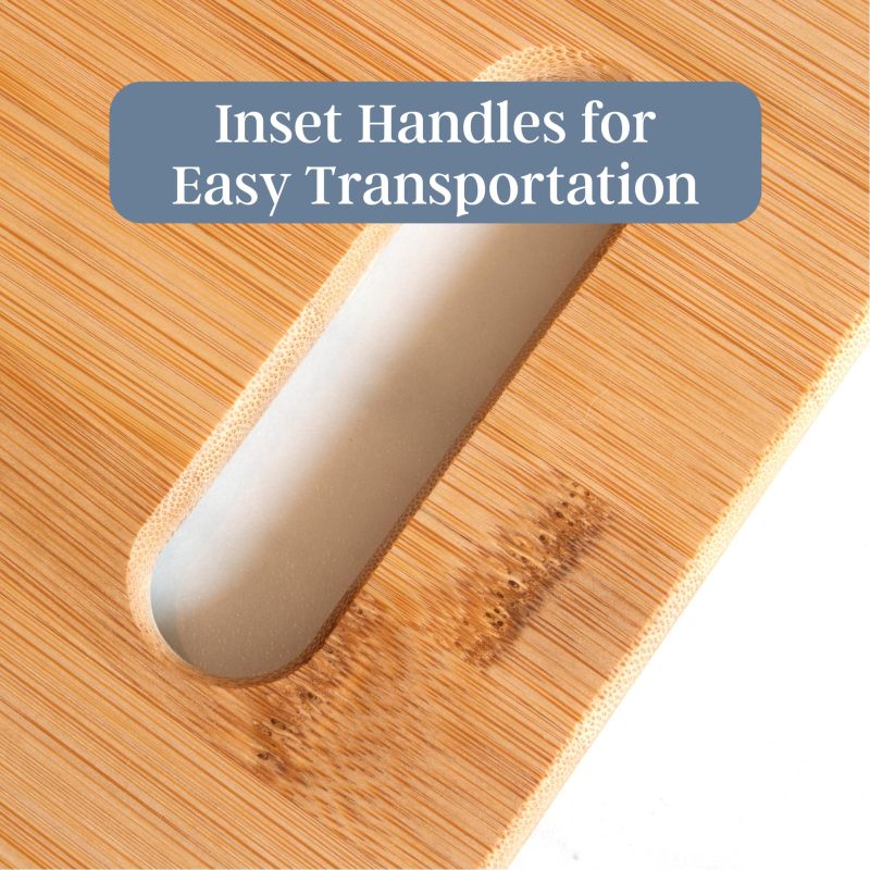 改Totally Bamboo 3-Piece Bamboo Cutting Board Set; 3 Assorted Sizes of Bamboo Wood Cutting Boards for Kitchen