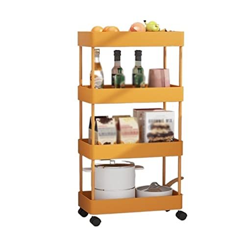Kitchen Storage Kitchen Rack Floor-to-Ceiling Multi-Layer Removable Gap Storage Rack Daily Household Space-Saving Storage Rack Closet Shelves