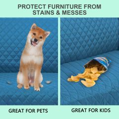 改Reversible Sofa Covers Couch Cover Furniture Protector(Sofa,Chocolate/Beige)