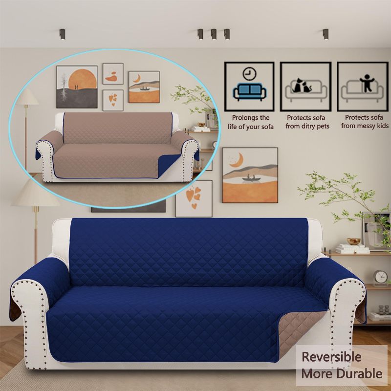 Reversible Sofa Covers Couch Cover Furniture Protector