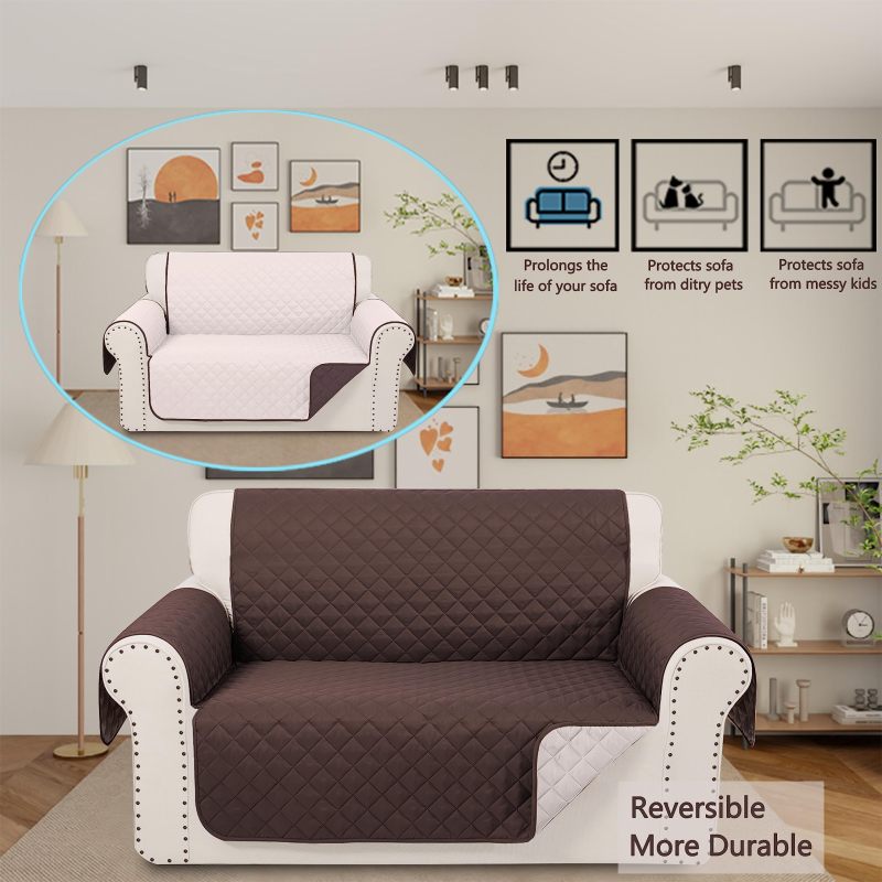 Reversible Sofa Covers Couch Cover Furniture Protector