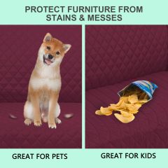 改Reversible Sofa Covers Couch Cover Furniture Protector(Sofa,Chocolate/Beige)