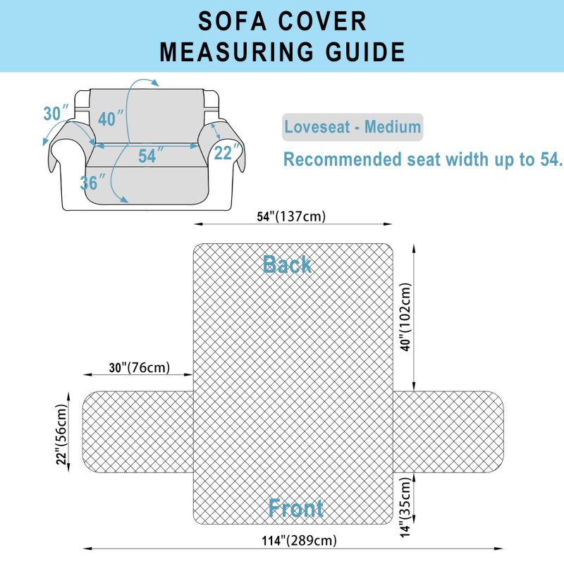 Reversible Sofa Covers Couch Cover Furniture Protector