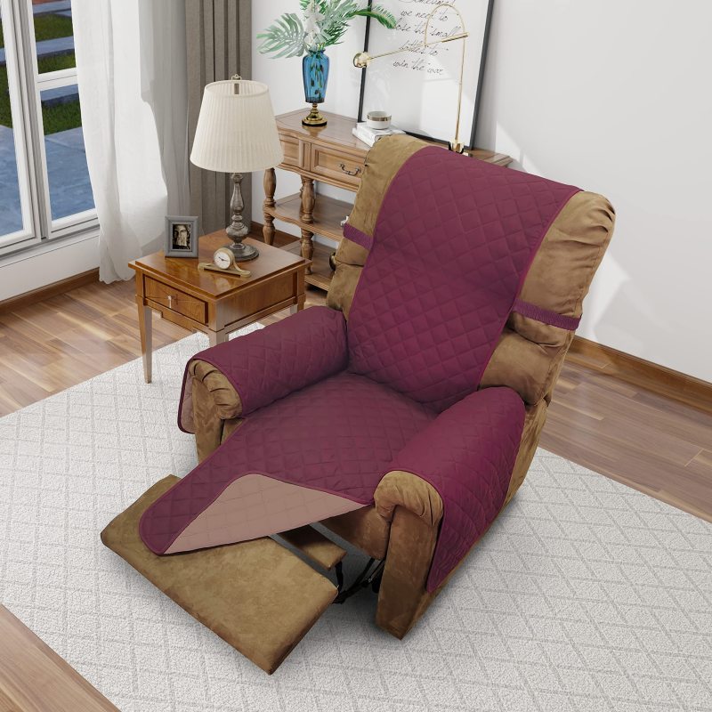 改Reversible Sofa Covers Couch Cover Furniture Protector(Sofa,Chocolate/Beige)
