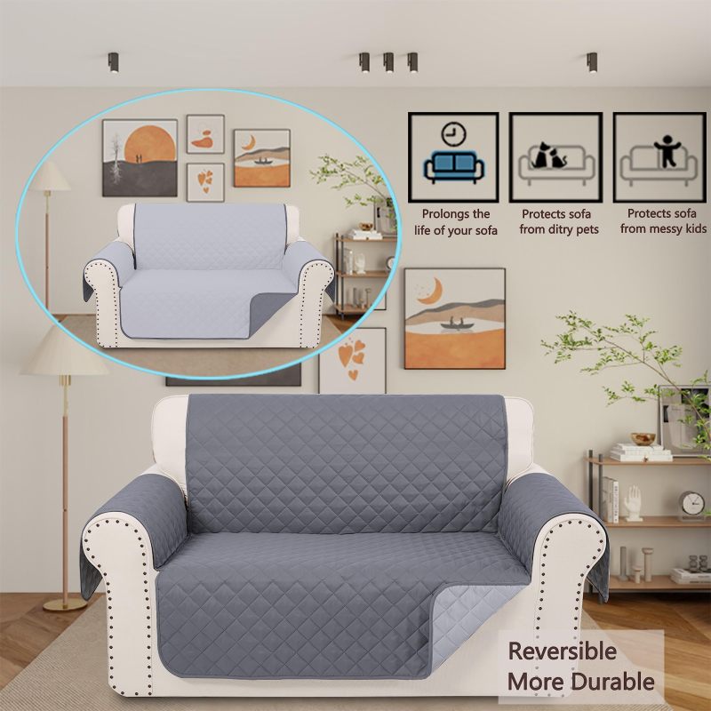 Reversible Sofa Covers Couch Cover Furniture Protector