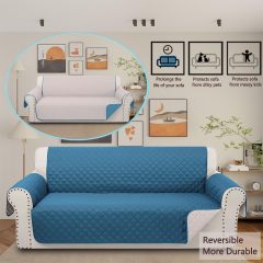 改Reversible Sofa Covers Couch Cover Furniture Protector(Sofa,Chocolate/Beige)