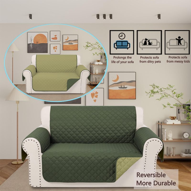 Reversible Sofa Covers Couch Cover Furniture Protector
