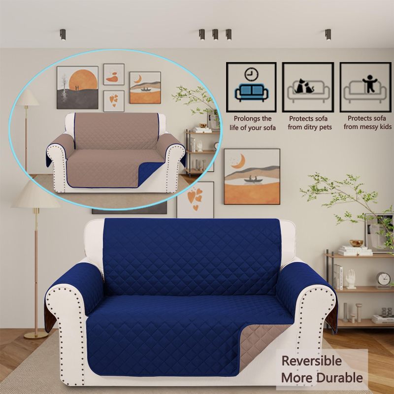 Reversible Sofa Covers Couch Cover Furniture Protector