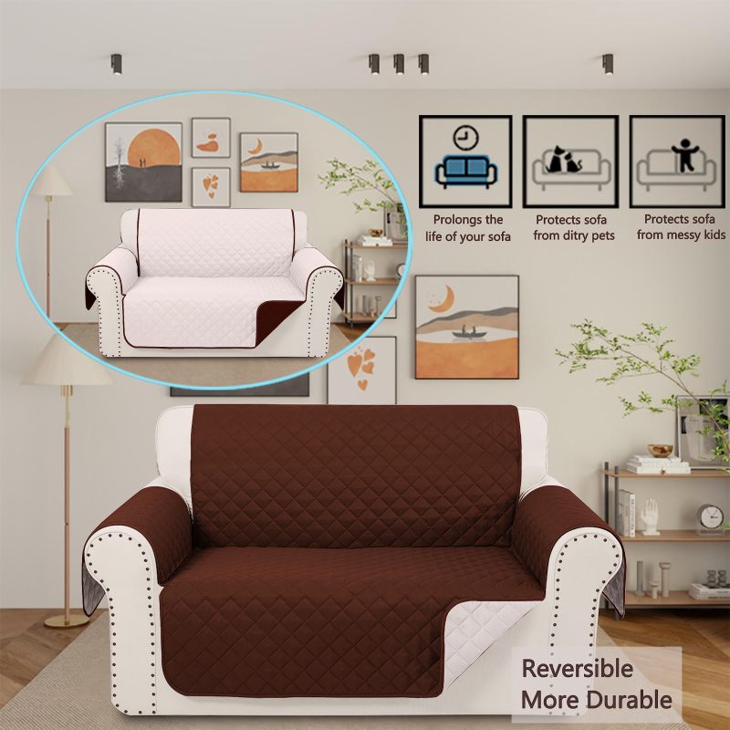 Reversible Sofa Covers Couch Cover Furniture Protector