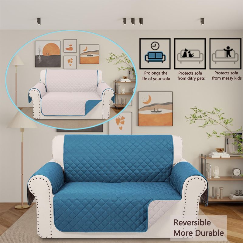 Reversible Sofa Covers Couch Cover Furniture Protector