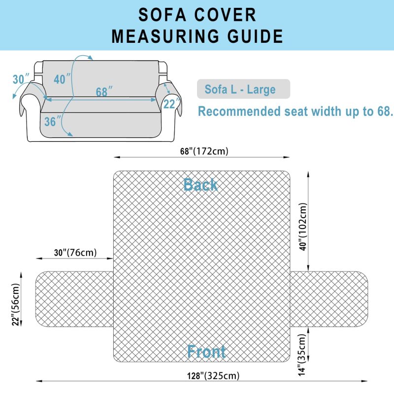 Reversible Sofa Covers Couch Cover Furniture Protector