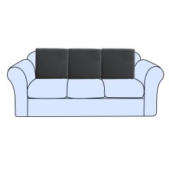 Couch Cushion Covers Individual Thicker and Softer Dralon Fabric Sofa Cushion Covers, Large Super Stretch Couch Seat Covers Couch Slipcovers for Sectional Sofa
