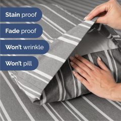 Recliner Covers, Stretch Reclining Chair Covers, Recliner Sofa Slipcovers Stripe Jacquard Recliner Couch Covers Furniture Protector Covers for Pet Kid