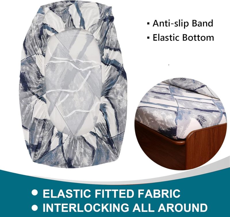 Dinette Cushion Covers， Stretch Jacquard Sofa Seat Slipcovers，Camper Cushions Cover Washable Couch Cushion Slipcovers
