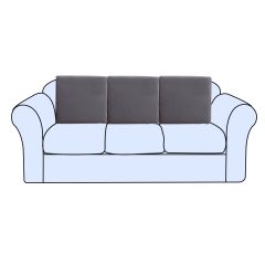 Couch Cushion Covers Individual Thicker and Softer Dralon Fabric Sofa Cushion Covers, Large Super Stretch Couch Seat Covers Couch Slipcovers for Sectional Sofa