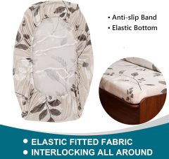 Dinette Cushion Covers， Stretch Jacquard Sofa Seat Slipcovers，Camper Cushions Cover Washable Couch Cushion Slipcovers