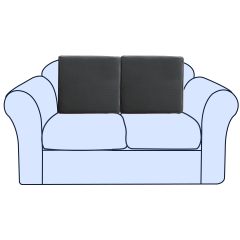 Couch Cushion Covers Individual Thicker and Softer Dralon Fabric Sofa Cushion Covers, Large Super Stretch Couch Seat Covers Couch Slipcovers for Sectional Sofa