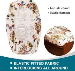 改RV Dinette Cushion Covers， Stretch Jacquard Sofa Seat Slipcovers，Camper Cushions Cover Washable Couch Cushion Slipcovers