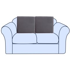 Couch Cushion Covers Individual Thicker and Softer Dralon Fabric Sofa Cushion Covers, Large Super Stretch Couch Seat Covers Couch Slipcovers for Sectional Sofa