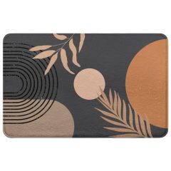 Bathroom Rugs Non-Slip Boho Bath Mat, Small Cute Bath Mat Soft Washable Bathmat Shower Rug for Bathtub Boho Decor