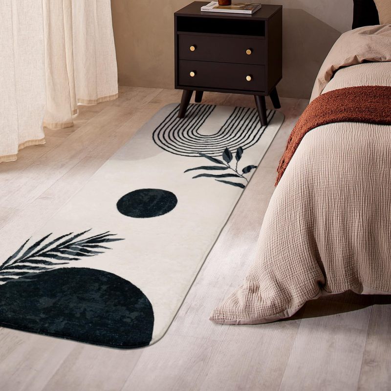 Bathroom Rugs Non-Slip Boho Bath Mat, Small Cute Bath Mat Soft Washable Bathmat Shower Rug for Bathtub Boho Decor
