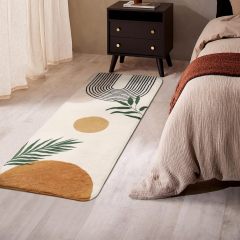 Bathroom Rugs Non-Slip Boho Bath Mat, Small Cute Bath Mat Soft Washable Bathmat Shower Rug for Bathtub Boho Decor