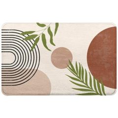 Bathroom Rugs Non-Slip Boho Bath Mat, Small Cute Bath Mat Soft Washable Bathmat Shower Rug for Bathtub Boho Decor