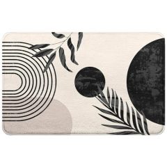 Bathroom Rugs Non-Slip Boho Bath Mat, Small Cute Bath Mat Soft Washable Bathmat Shower Rug for Bathtub Boho Decor