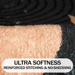 Bathroom Rugs Non-Slip Boho Bath Mat, Small Cute Bath Mat Soft Washable Bathmat Shower Rug for Bathtub Boho Decor