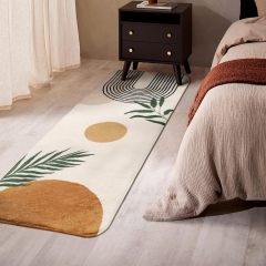Bathroom Rugs Non-Slip Boho Bath Mat, Small Cute Bath Mat Soft Washable Bathmat Shower Rug for Bathtub Boho Decor