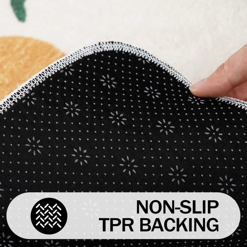 Bathroom Rugs Non-Slip Boho Bath Mat, Small Cute Bath Mat Soft Washable Bathmat Shower Rug for Bathtub Boho Decor