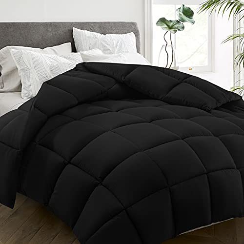 All Season Twin Size Bed Comforter - Cooling Down Alternative Quilted Duvet Insert with Corner Tabs - Winter Warm - Machine Washable