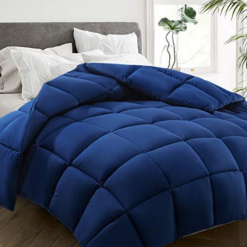 All Season Twin Size Bed Comforter - Cooling Down Alternative Quilted Duvet Insert with Corner Tabs - Winter Warm - Machine Washable