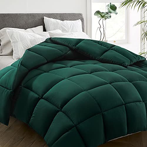 All Season Twin Size Bed Comforter - Cooling Down Alternative Quilted Duvet Insert with Corner Tabs - Winter Warm - Machine Washable