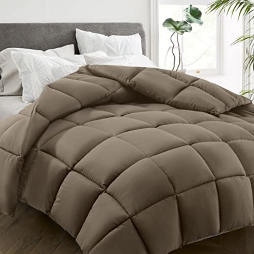 All Season Twin Size Bed Comforter - Cooling Down Alternative Quilted Duvet Insert with Corner Tabs - Winter Warm - Machine Washable