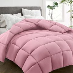 All Season Twin Size Bed Comforter - Cooling Down Alternative Quilted Duvet Insert with Corner Tabs - Winter Warm - Machine Washable