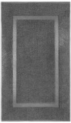 改Cotton Banded Bath Mats 2 Pack, [Not a Bathroom Rug], 22"x34" (Grey)