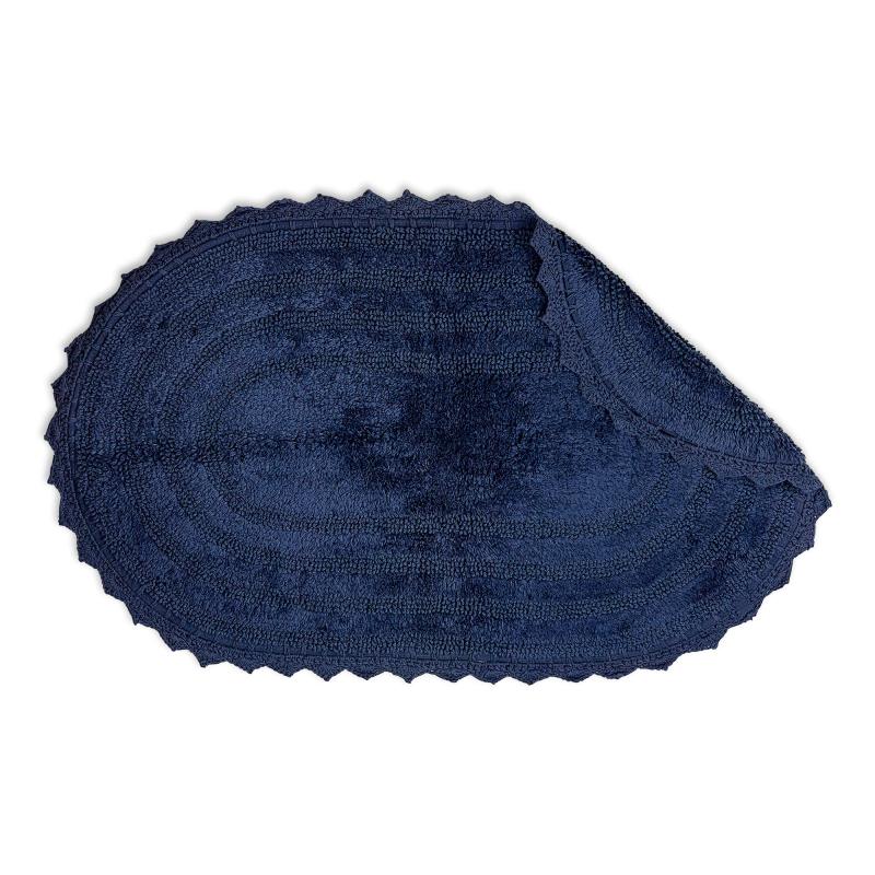 Crochet Collection Reversible Bath Mat, Round