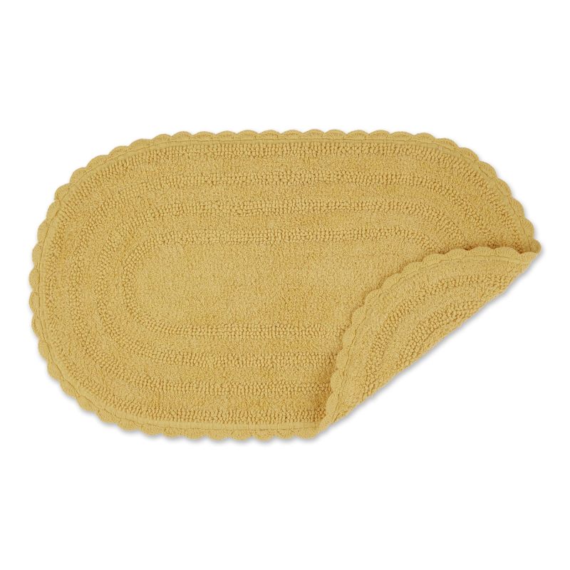 Crochet Collection Reversible Bath Mat, Round