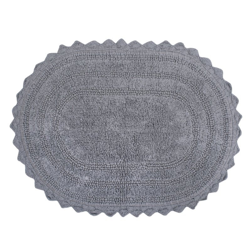 Crochet Collection Reversible Bath Mat, Round