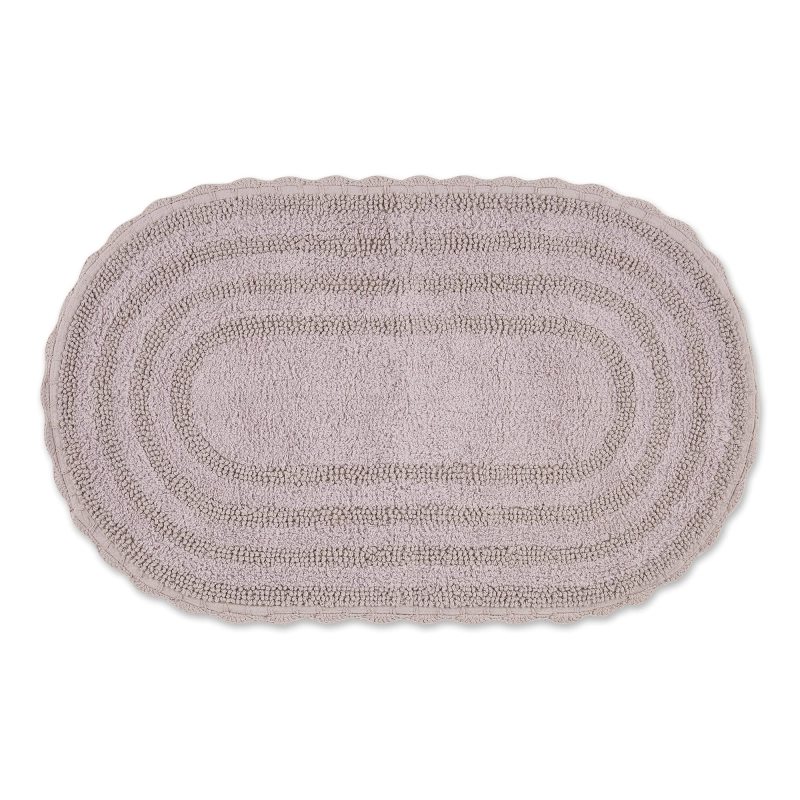 Crochet Collection Reversible Bath Mat, Round