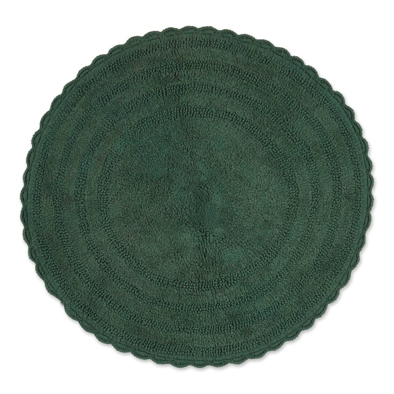 Crochet Collection Reversible Bath Mat, Round