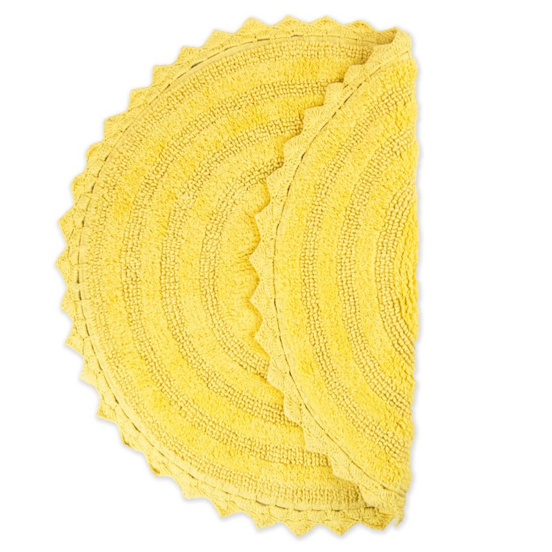Crochet Collection Reversible Bath Mat, Round