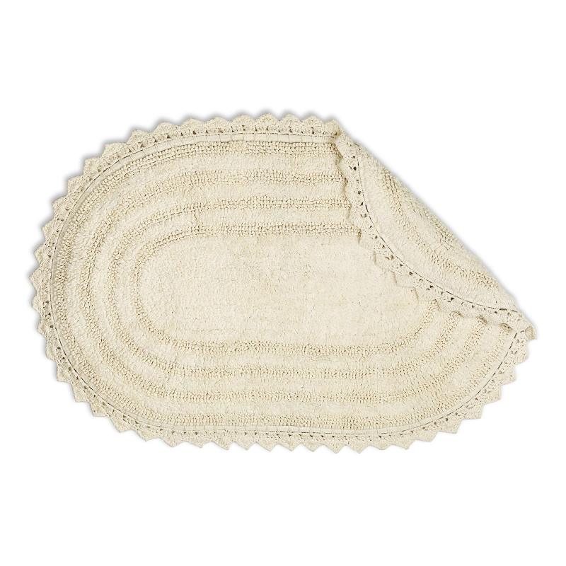 Crochet Collection Reversible Bath Mat, Round